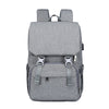 Multifunctional USB Mommy Backpack Diaper Bag