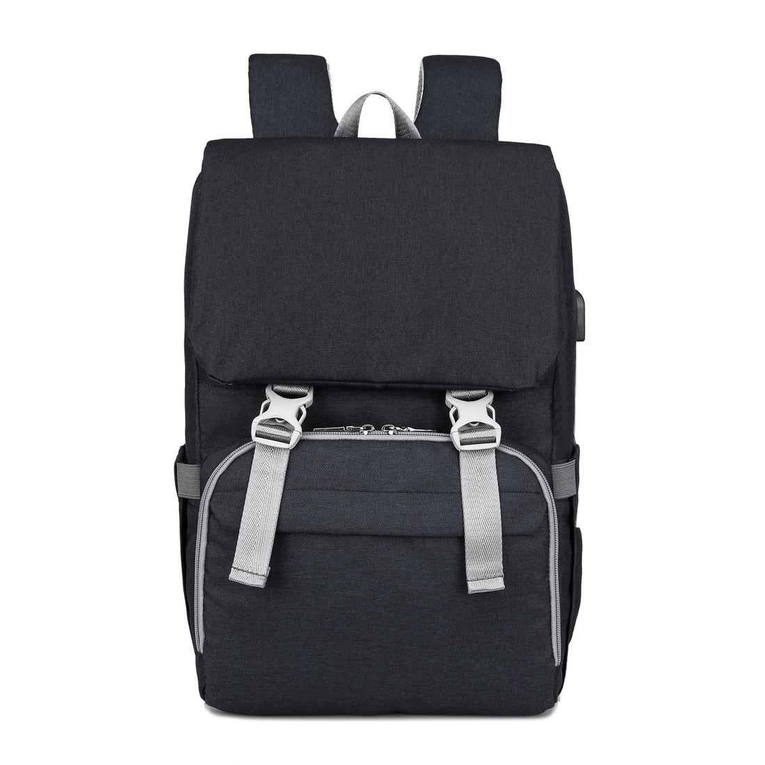 Multifunctional USB Mommy Backpack Diaper Bag