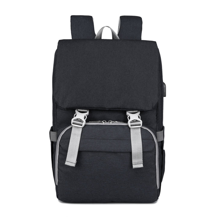 Multifunctional USB Mommy Backpack Diaper Bag