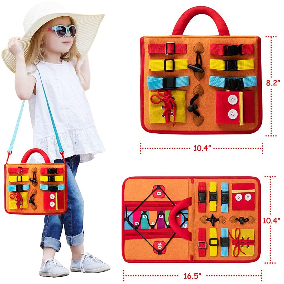 12 in 1 Toddler Motor Skills Training Busy Board