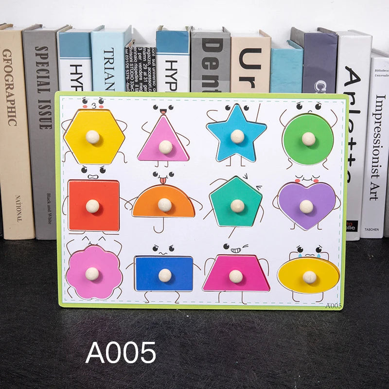 Wooden Peg 3D Puzzles