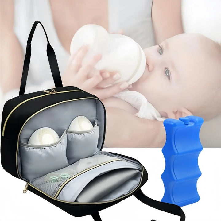 Portable Cooler Bag for Breast Pumps and Bottles