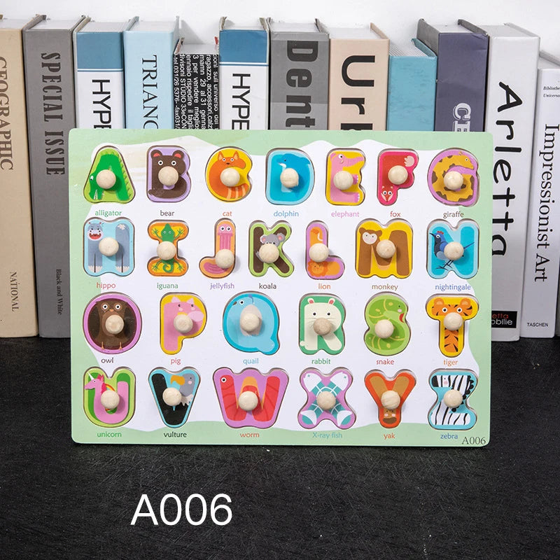 Wooden Peg 3D Puzzles