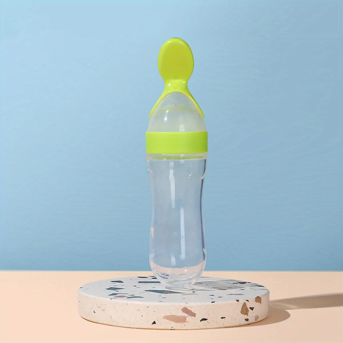 90ml / 3oz Baby Silicone Spoon Puree Bottle Feeder