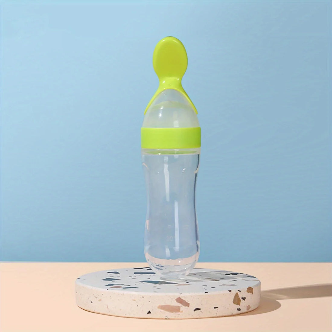 90ml / 3oz Baby Silicone Spoon Puree Bottle Feeder