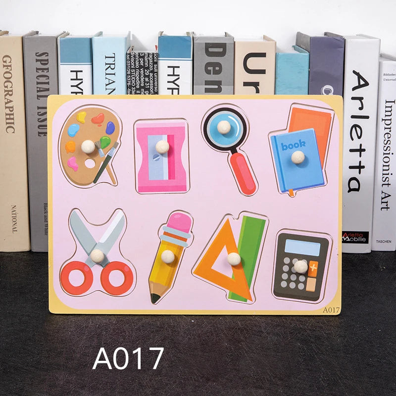 Wooden Peg 3D Puzzles