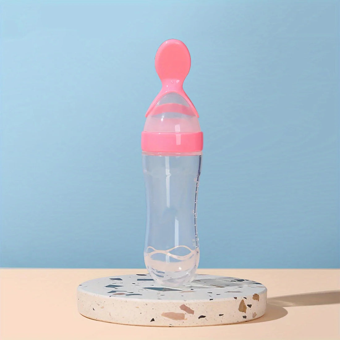90ml / 3oz Baby Silicone Spoon Puree Bottle Feeder