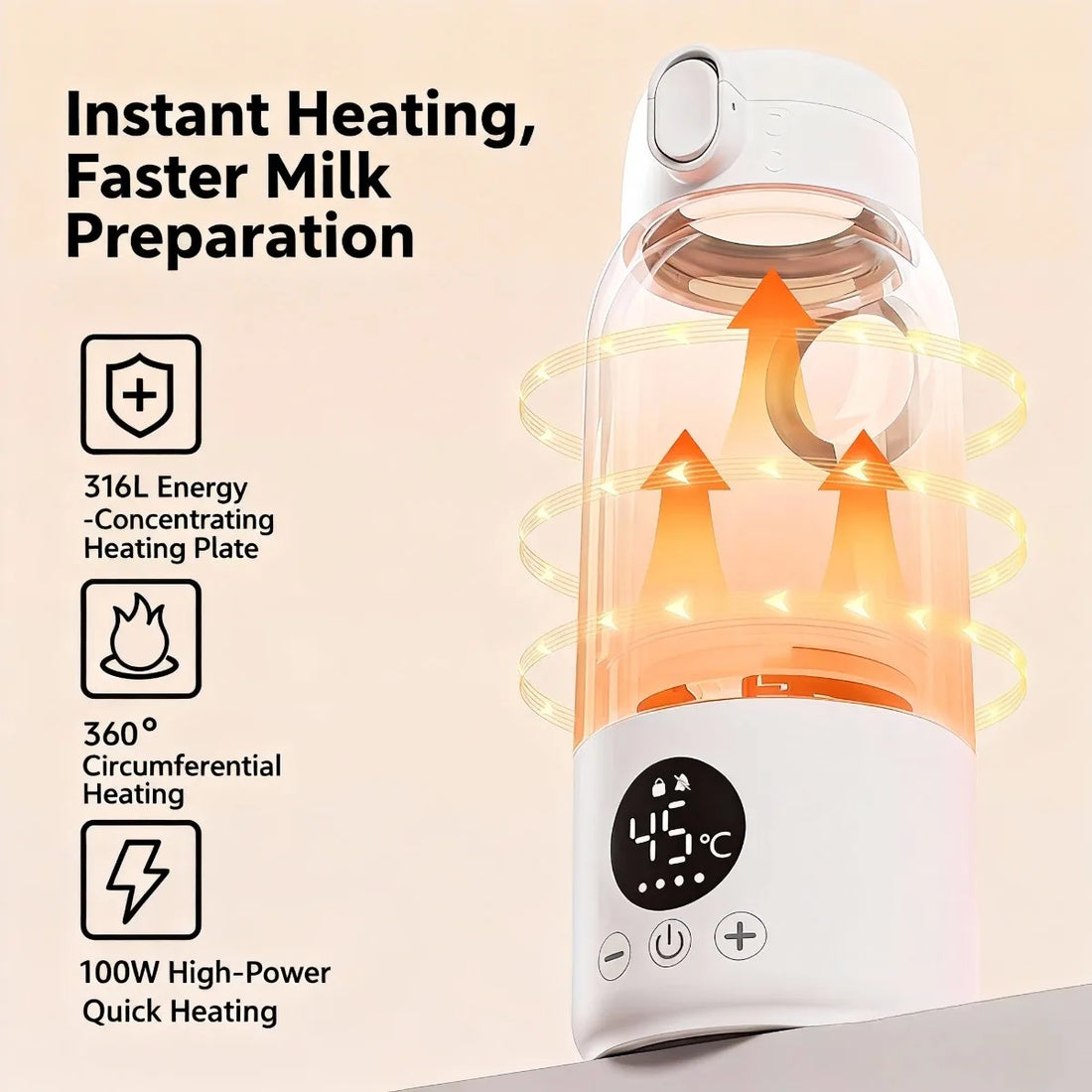 Portable Baby Milk Warmer (USB Charger)