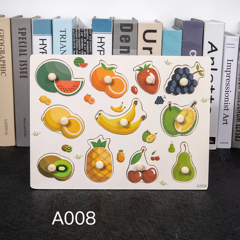 Wooden Peg 3D Puzzles