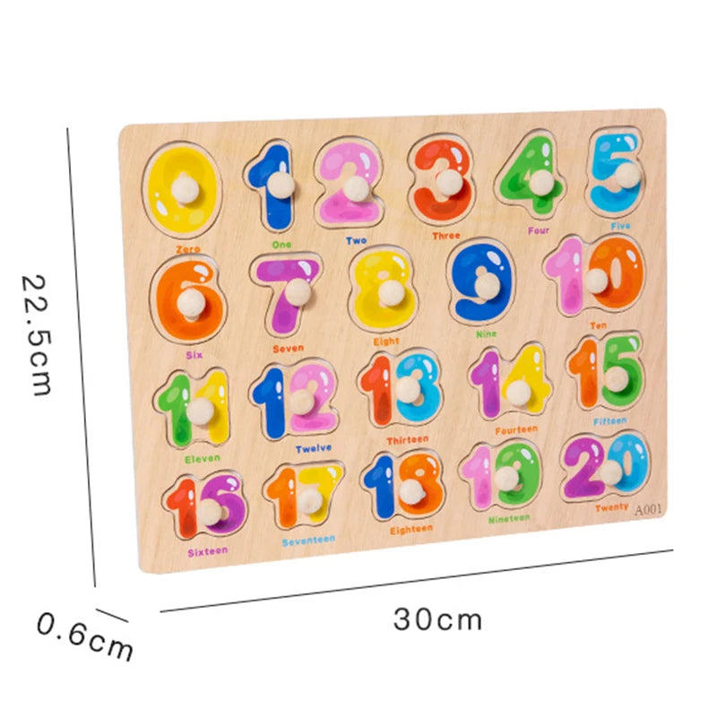 Wooden Peg 3D Puzzles