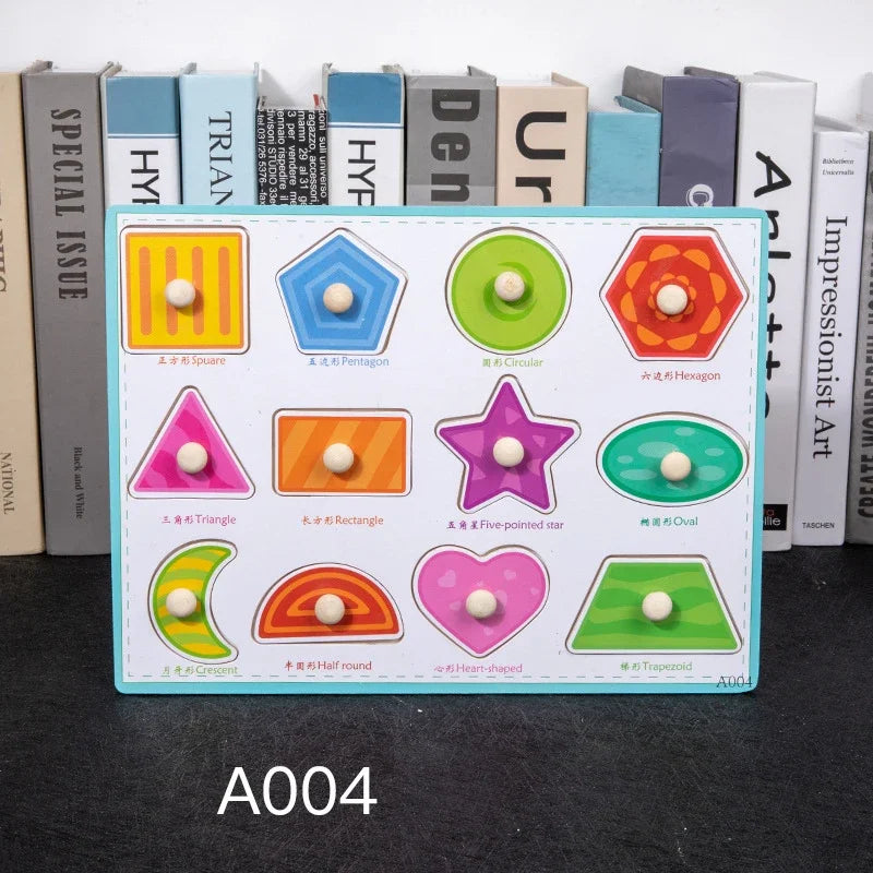 Wooden Peg 3D Puzzles