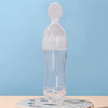 90ml / 3oz Baby Silicone Spoon Puree Bottle Feeder