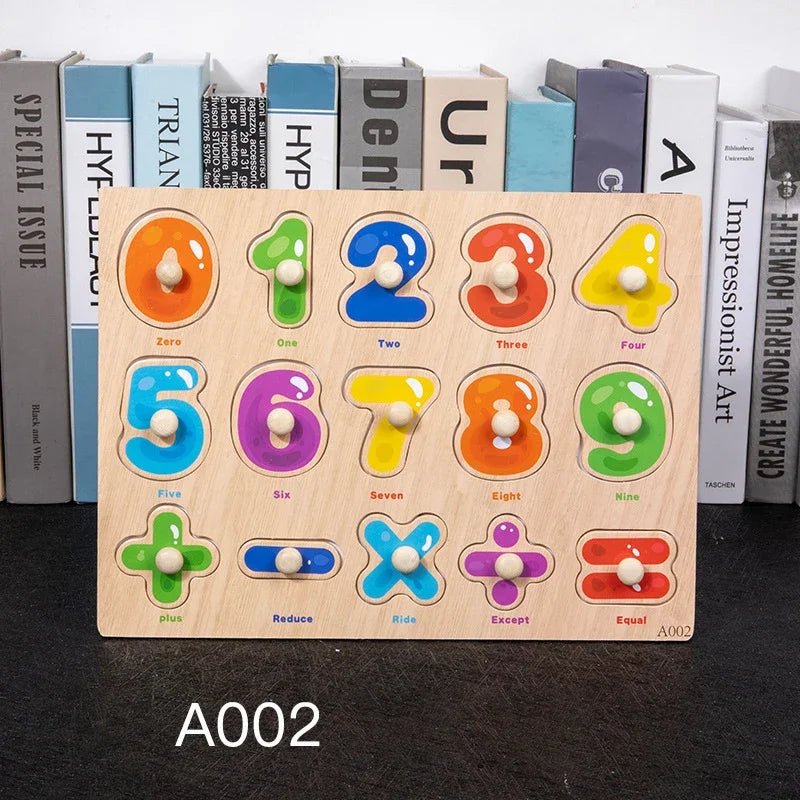 Wooden Peg 3D Puzzles