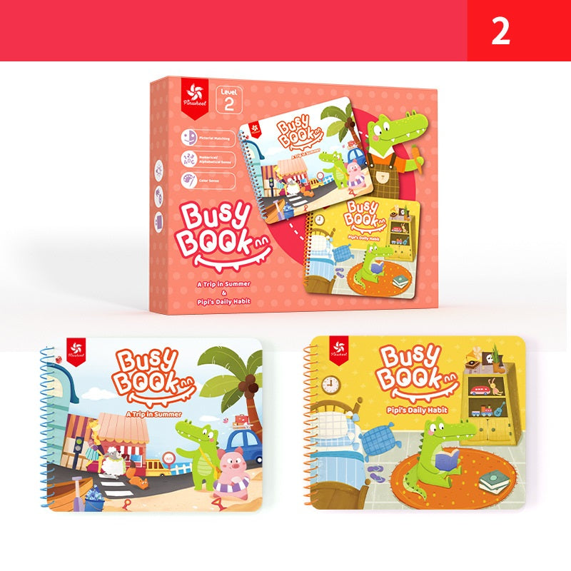 Magic Reusable Busy Book Velcro Puzzles