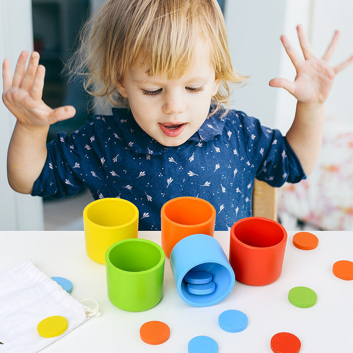 Color Sorting Strategy Puzzle Cups with Bag