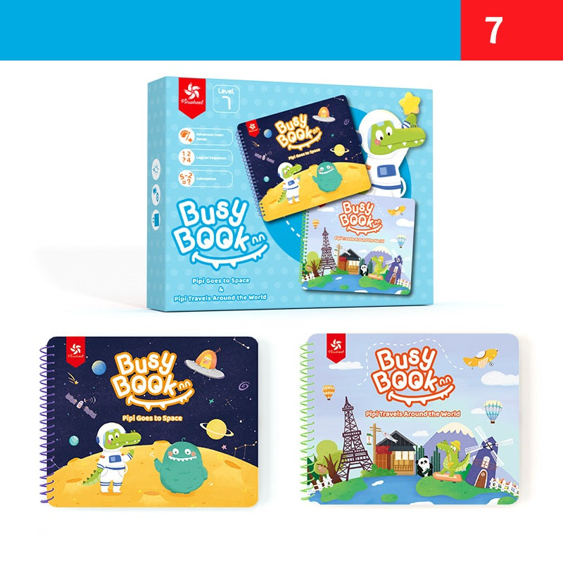 Magic Reusable Busy Book Velcro Puzzles