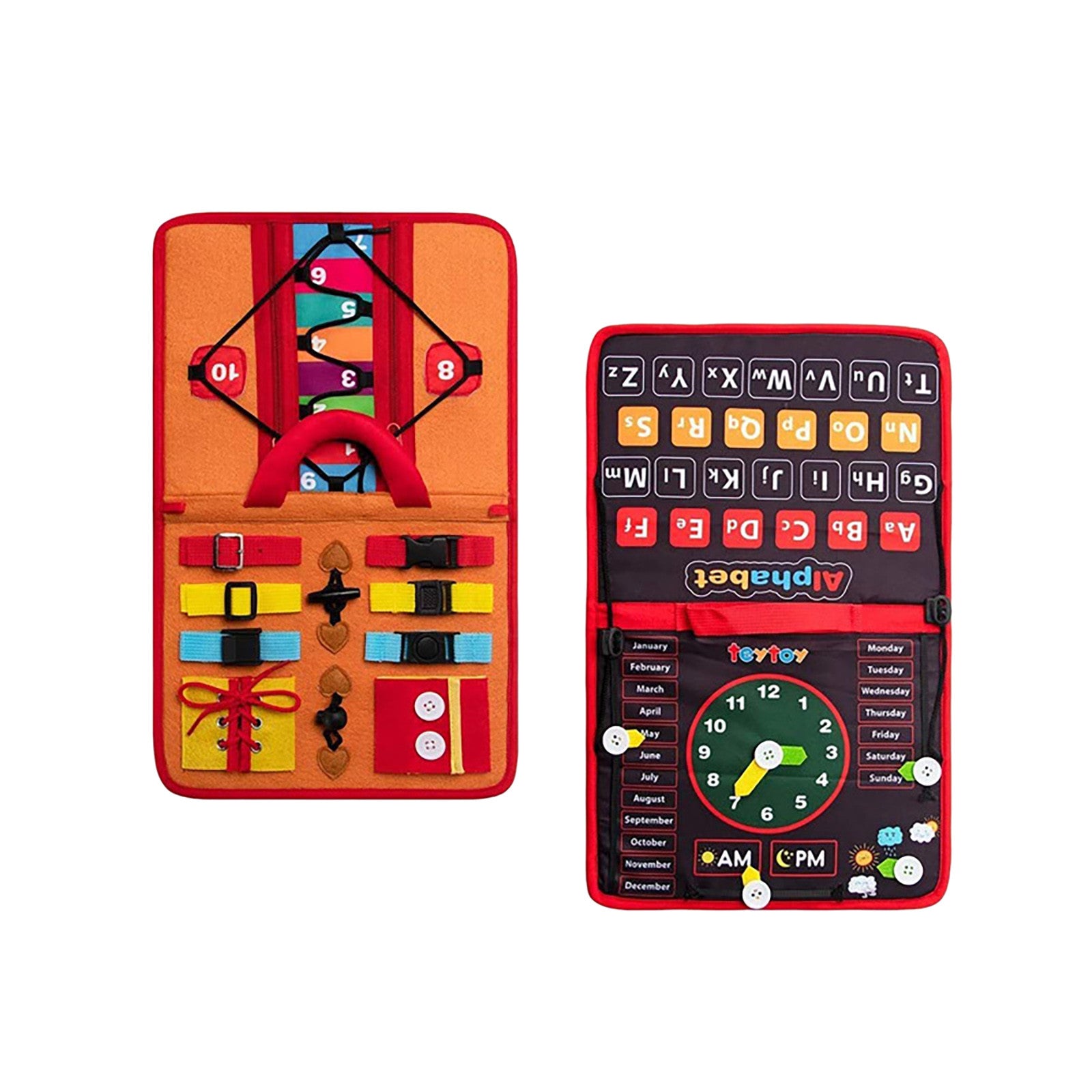 12 in 1 Toddler Motor Skills Training Busy Board